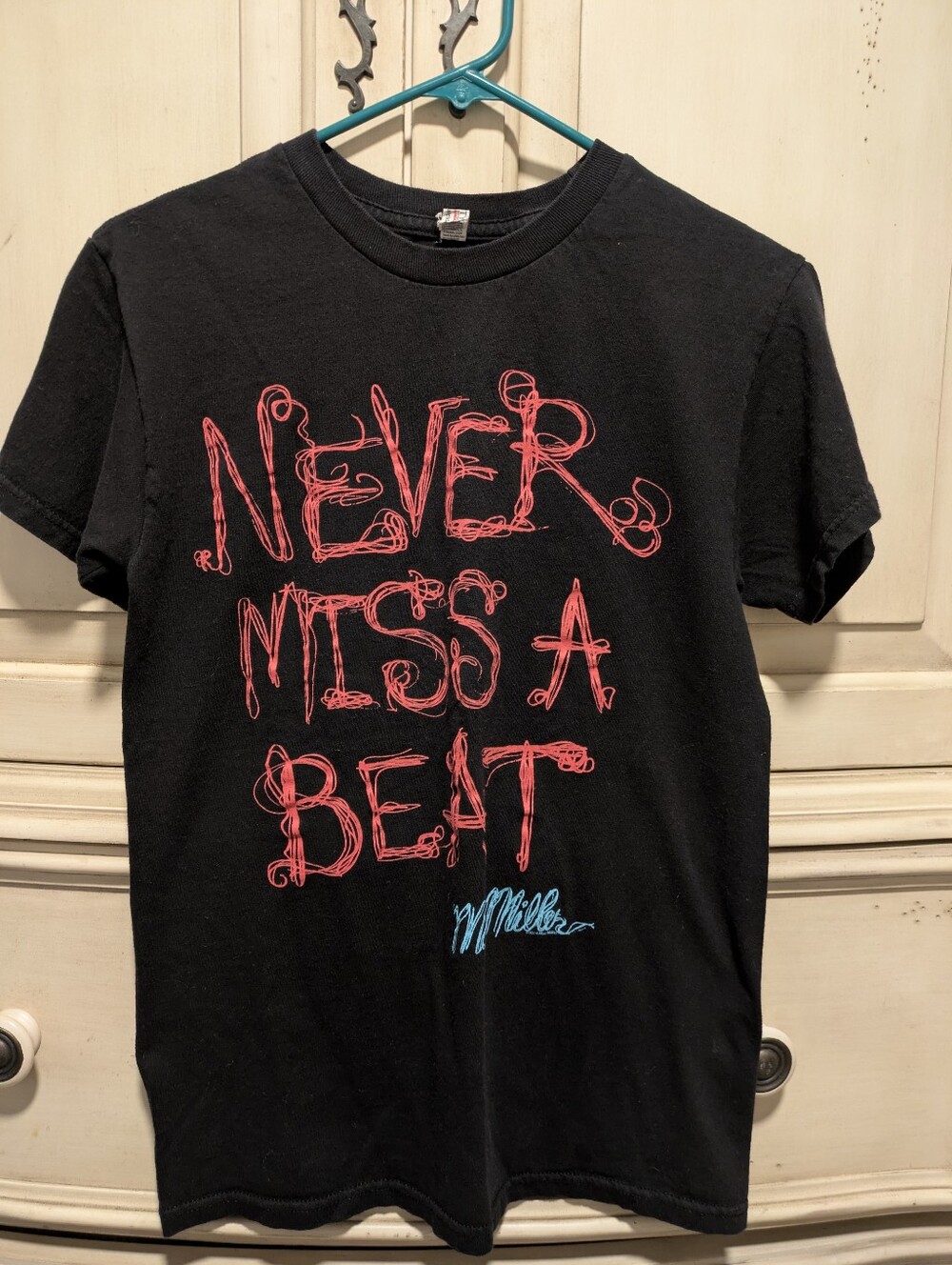 EUC Mac Miller Never Miss A Beat Band 100% Cotton Tee, Size S